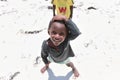 Zanzibar, a little boy looking at the camera Royalty Free Stock Photo