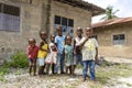 African young children on a street of Zanzibar island, Tanzania, East Africa Royalty Free Stock Photo