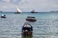 Dhow boat. Zanzibar, Tanzania, Africa. Stone Town harbor