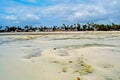 Zanzibar view-beach,ocean and sky Royalty Free Stock Photo