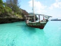 Zanzibar wooden boat