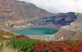 Zao Okama Crater Lake Royalty Free Stock Photo