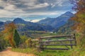 Zaovine Lake, Western Serbia - autumn picture Royalty Free Stock Photo