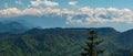 Zapadne Tatry mountains from Klak hill in Velka Fatra mountains in Slovakia Royalty Free Stock Photo