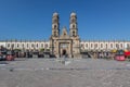 Zapopan, Jalisco Mexico. January 7, 2023. Esplanade at entrance to sanctuary of the Basilica