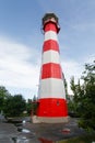 Upper lighthouse in the center of the city Berdiansk