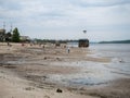 The destruction of the Kakhovka dam led to a catastrophic decrease in the water level in the Dnipro river