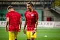 ZAPOROZHYE, UKRAINE - August 23, 2018: Yussuf Poulsen during the