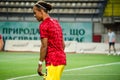 ZAPOROZHYE, UKRAINE - August 23, 2018: Yussuf Poulsen during the