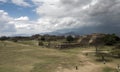 Zapotec ruins of Monte Alban in Mexico Royalty Free Stock Photo