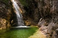 Zapotok waterfall Royalty Free Stock Photo