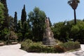 Zappeion Garden in the city center of Athens, Greece