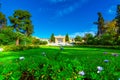 Zappeion hall in the national gardens in Athens, Greece. Zappeion megaro is a neoclassical building conference and exhibition cent