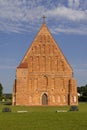 Zapyskis, Lithuania July 20 2022: early Gothic red brick church built between 1530 and 1578 In Lithuania, Zapyskis, Kaunas Royalty Free Stock Photo