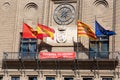 Zaragoza City Hall is the seat of the city council in Zaragoza, Aragon, Spain Royalty Free Stock Photo