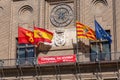 Zaragoza City Hall is the seat of the city council in Zaragoza, Aragon, Spain Royalty Free Stock Photo