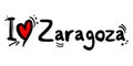 Zaragoza City of Spain love message