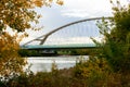 Zaragoza, Spain/Europe; 24/11/2019: Third Millenium Bridge & x28;Puente del Tercer Milenio Royalty Free Stock Photo