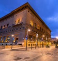 Zaragoza City Hall is the seat of the city council in Zaragoza, Aragon, Spain Royalty Free Stock Photo