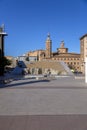 La Fuente del Hispanidad, the Spanish Fountain at Plaza del Pilar in Zaragoza, Spain