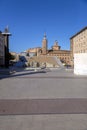 La Fuente del Hispanidad, the Spanish Fountain at Plaza del Pilar in Zaragoza, Spain