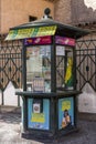 Once Spanish lottery kiosk in Zaragoza, Aragon, Spain