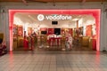 Vodafone small store in Alcampo supermarket, Zaragoza Royalty Free Stock Photo