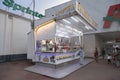 Stall selling churros, fried dough and sweets, Spain