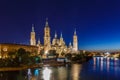 Zaragoza in summer, Spain, Aragon Royalty Free Stock Photo