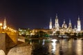 Zaragoza in summer, Spain, Aragon Royalty Free Stock Photo