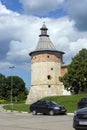 Zaraisk Kremlin, 1528. Guard tower Royalty Free Stock Photo