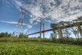 Zarate Brazo Largo Bridge, Entre Rios, Argentina Royalty Free Stock Photo