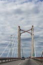 Zarate Brazo Largo Bridge, Entre Rios, Argentina Royalty Free Stock Photo