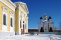 ZARAYSK, RUSSIA - March, 2018: Zaraisk Kremlin on a sunny day