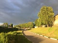 Zaraysk Russia before the storm