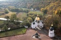 Zarvanytsia spiritual center of the Greek Catholic Church in Ternopil region. Royalty Free Stock Photo