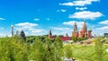 Zaryadye Park overlooking the Moscow Kremlin