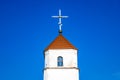 Zaslavl, Belarus - May 7, 2019: The Cathedral of the Transfiguration of Our Lord - the second cathedral of the Minsk Diocese of Royalty Free Stock Photo