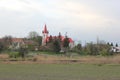 Zavar, Slovakia - April, 2011: Church of the Nativity of the Virgin Mary.