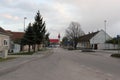 Zavar, Slovakia - April, 2011: Church of the Nativity of the Virgin Mary.