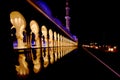 Zayed Mosque in Abu dabi Royalty Free Stock Photo