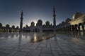 Zayed Mosque in Abu dabi Royalty Free Stock Photo