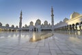 Zayed Mosque in Abu dabi Royalty Free Stock Photo
