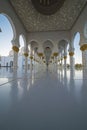 Zayed Mosque in Abu dabi Royalty Free Stock Photo
