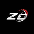 ZC Logo Letter Speed Meter Racing Style