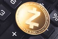 Zcash cryptocurrency coin