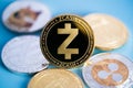 Zcash TRON, Ripple coin XRP, Dogecoin DOGE, Litecoin LTC bitcoin BTC, Binance Coin, group included with Cryptocurrency coin