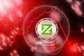 Zcoin bubble, crash down drop