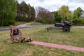 Zdbice, Zachodniopomorskie / Poland - May, 15, 2019: Open Air Museum of the First Polish Army in Zdbice. Place of fighting for the