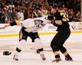 Zdeno Chara fights Mike Rupp